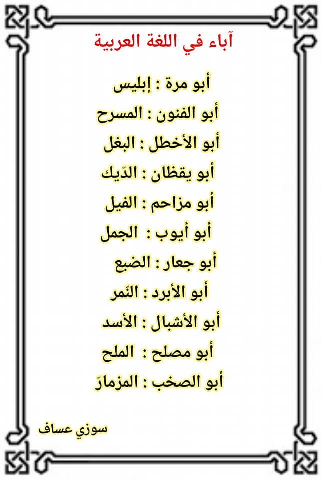 MjkwNjQ1MC44MjY1 اسماء اباء و امهات و ابناء ومعانيها في اللغة العربية معلومات جميلة بالصور